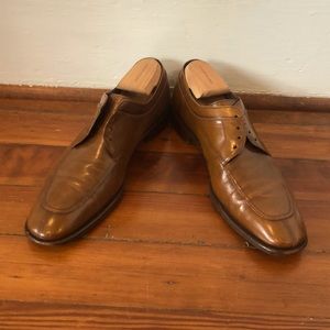 Salvatore Ferragamo men’s size 10 D split toe malnutrition derby dress shoes